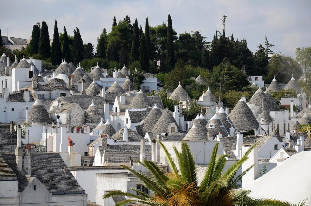 italien apulien alberobello trulli-dorf