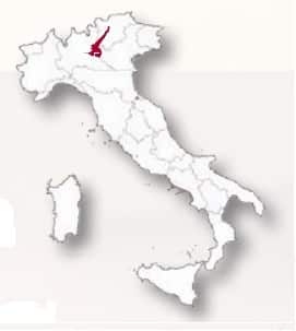 Italien Gardasee Lagekarte
