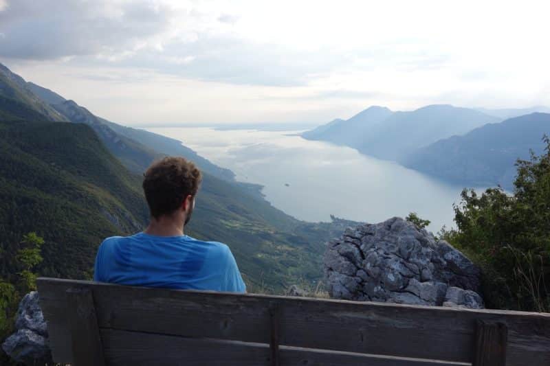 Italien Gardasee Wanderurlaub Panorama-Seeblick
