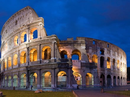 Italien Latium Rom Colosseum
