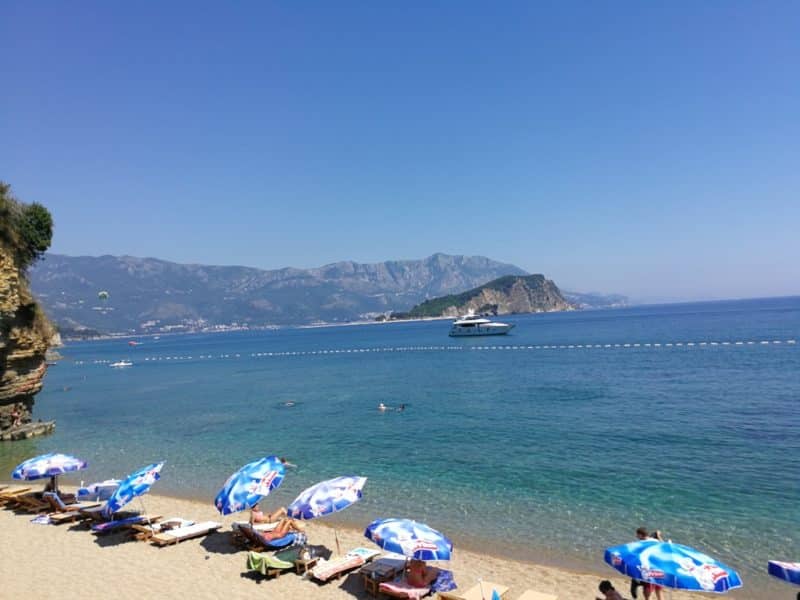 Montenegro Budva Badestrand