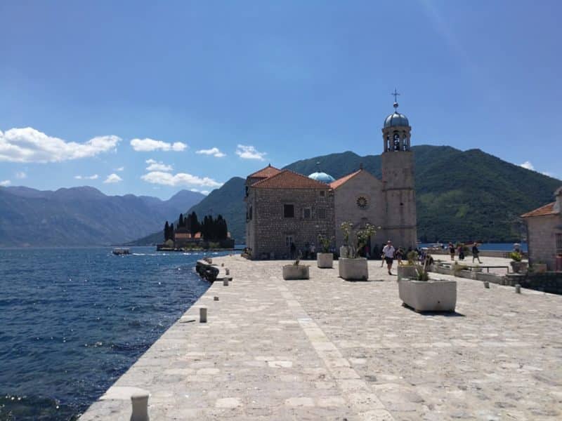 Montenegro Perast Kirche Madonna vom Felsen