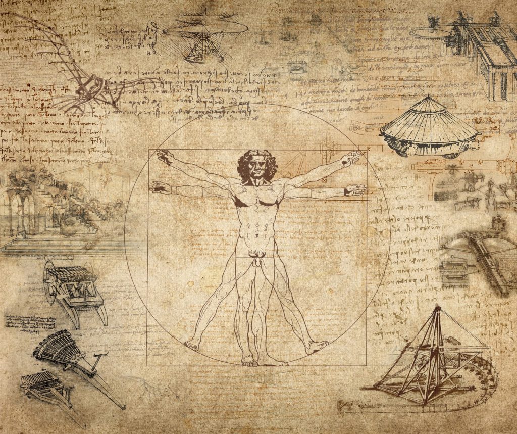 Italien Toskana Leonardo da Vinci Zeichnung